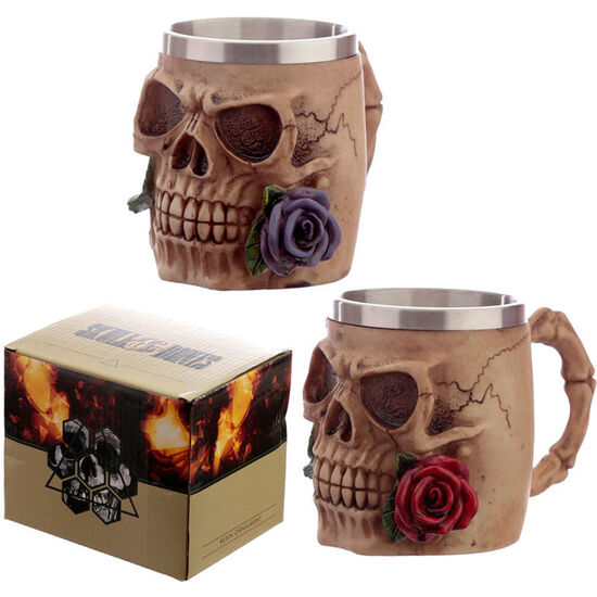 TAZA CALAVERA Y ROSAS SURTIDO image 3