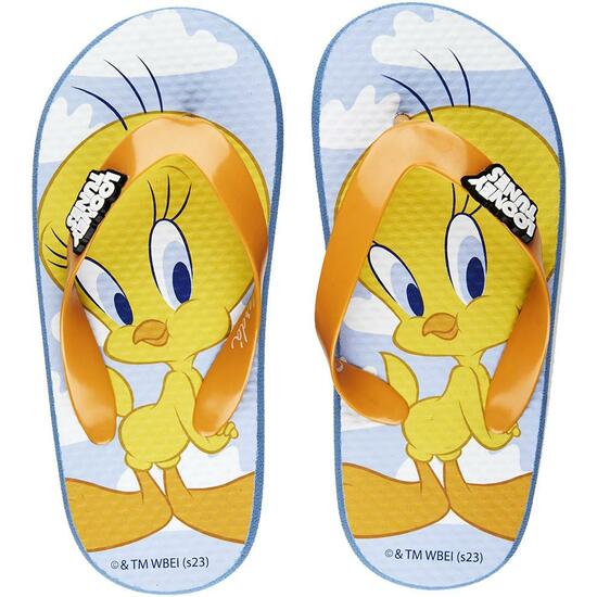 CHANCLAS PREMIUM LOONEY TUNES BLUE image 0