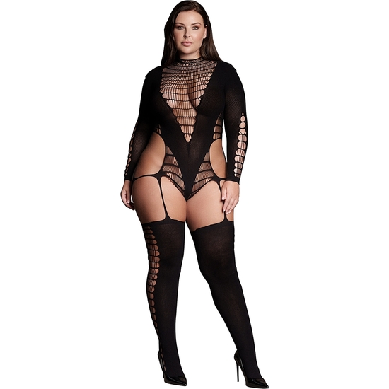LE DÉSIR-SHADE-KALYKE XXIII - BODYSTOCKING WITH TURTLENECK - PLUS SIZE image 0