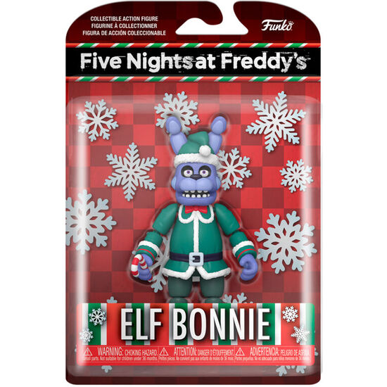 FIGURA ACTION FIVE NIGHTS AT FREDDYS HOLIDAY ELF BONNIE image 1