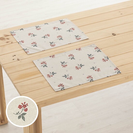 PACK 2 UNIDADES MANTEL INDIVIDUAL LINO 0120-284 image 0