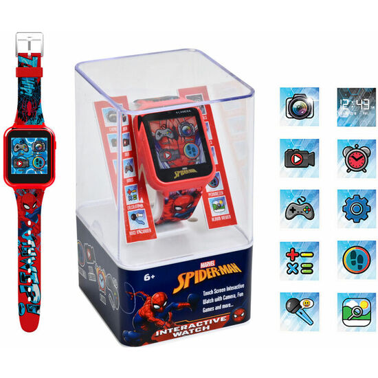 RELOJ INTELIGENTE SPIDER-MAN MARVEL image 1