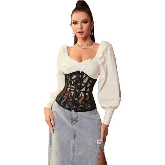 CORSET UNDERBUST NEGRO MODELO SHOWCASE NEGRO image 0