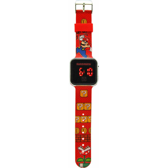 RELOJ SUPER MARIO BROS LED image 1