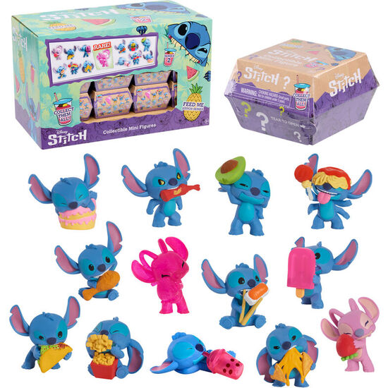 FIGURA STITCH BURGUER DISNEY 5CM SURTIDO image 1