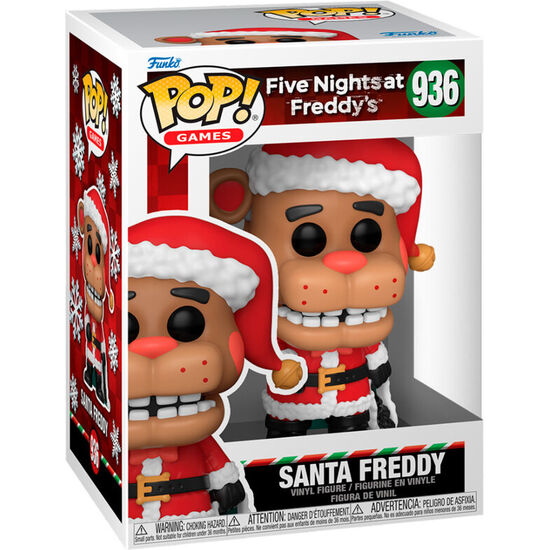 FIGURA POP FIVE NIGHTS AT FREDDYS HOLIDAY SANTA FREDDY image 1