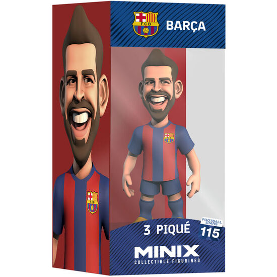 FIGURA MINIX GERARD PIQUE FC BARCELONA 12CM image 0