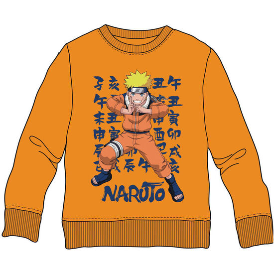 SUDADERA LETRAS NARUTO INFANTIL image 0