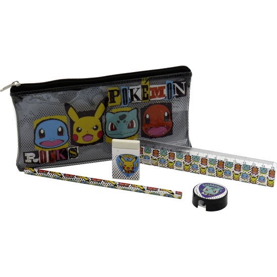 PORTATODO + MATERIAL ESCOLAR POKEMON image 3
