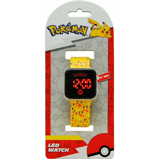 RELOJ PIKACHU POKEMON LED image 0