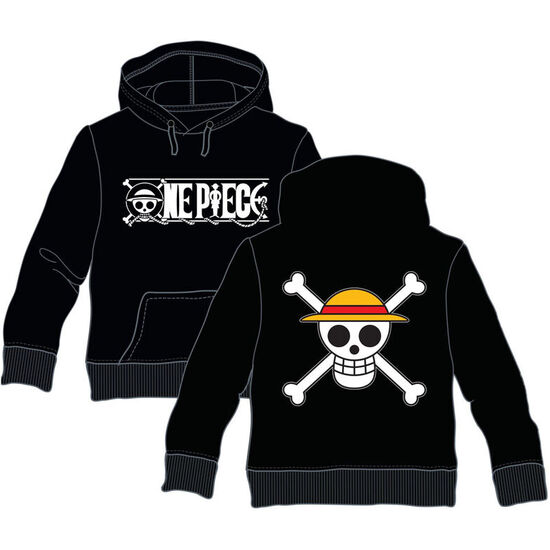 SUDADERA CAPUCHA SKULL ONE PIECE ADULTO image 0