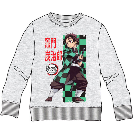 SUDADERA TANJIRO KAMADO DEMON SLAYER KIMETSU NO YAIBA ADULTO image 0