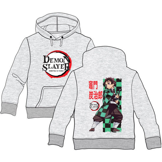 SUDADERA CAPUCHA TANJIRO KAMADO DEMON SLAYER KIMETSU NO YAIBA INFANTIL image 0