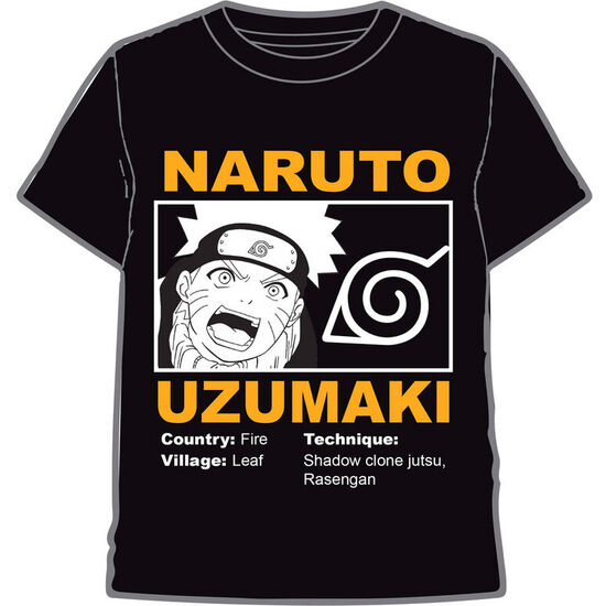 CAMISETA NARUTO UZUMAKI INFANTIL image 0