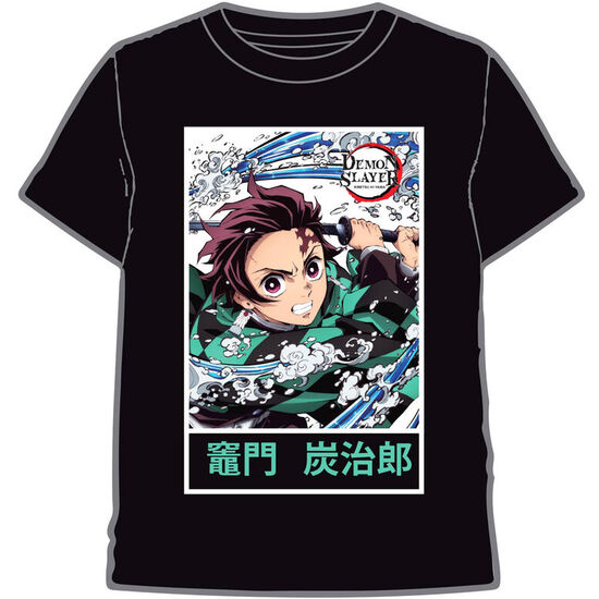 CAMISETA TANJIRO KAMADO DEMON SLAYER KIMETSU NO YAIBA INFANTIL image 0