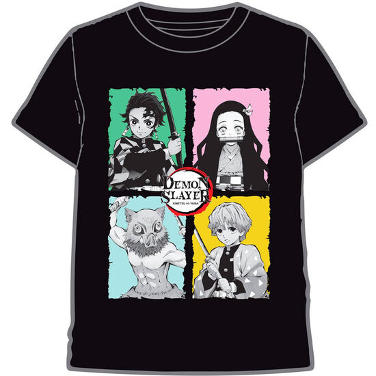 CAMISETA PERSONAJES DEMON SLAYER KIMETSU NO YAIBA INFANTIL image 0