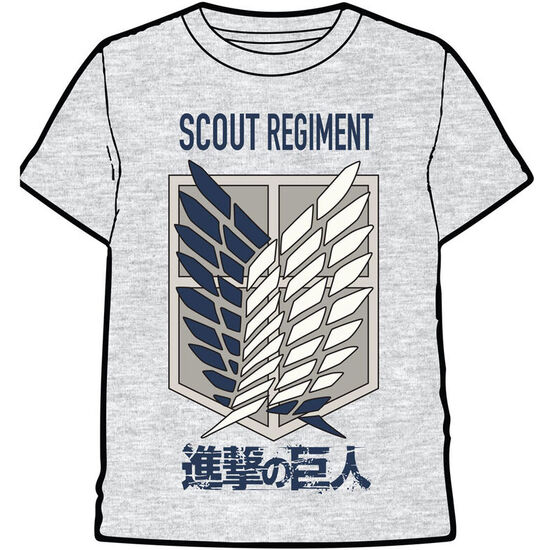 CAMISETA LOGO ATTACK ON TITAN ADULTO image 0