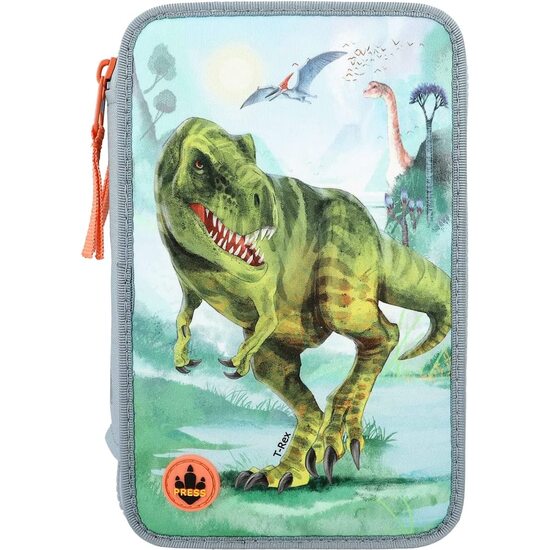 ESTUCHE TRIPLE LED T-REX DINO WORLD image 0