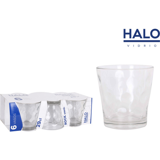 SET 6 VASOS 290CC ROCK SIRKEL HALO image 0