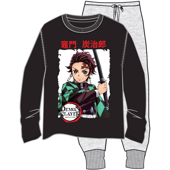 PIJAMA TANJIRO KAMADO DEMON SLAYER KIMETSU NO YAIBA ADULTO image 0