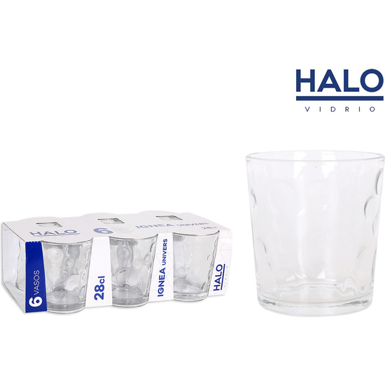 SET 6 VASOS 28CL IGNEA UNIVERS HALO image 0