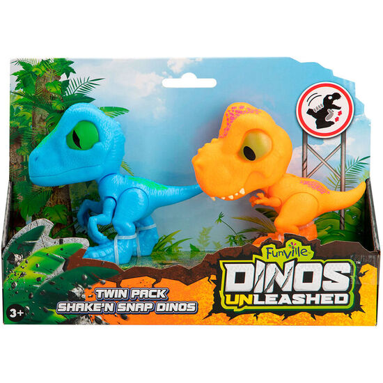 SET 2 DINOSAURIOS MORDEDORES DINOS UNLEASED image 0