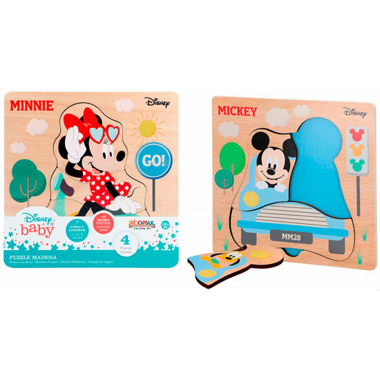 PUZZLE SURTIDO MADERA MICKEY MINNIE DISNEY image 2