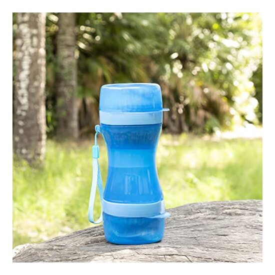 BOTELLA CON DEPÓSITO DE AGUA Y COMIDA PARA MASCOTAS 2 EN 1 PETTAP INNOVAGOODS image 8