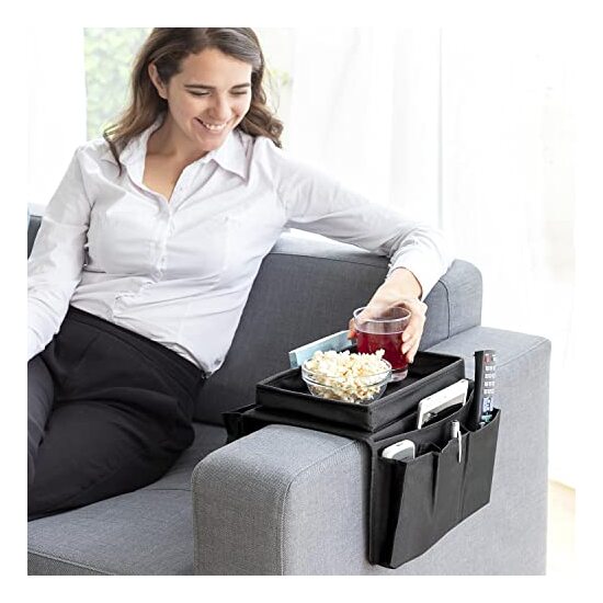 BANDEJA PARA SOFÁ CON ORGANIZADOR DE MANDOS INNOVAGOODS image 4