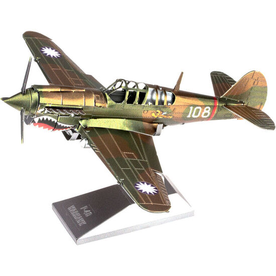 MAQUETA METAL P-40 WARHAWK AVIATION METAL EARTH image 2