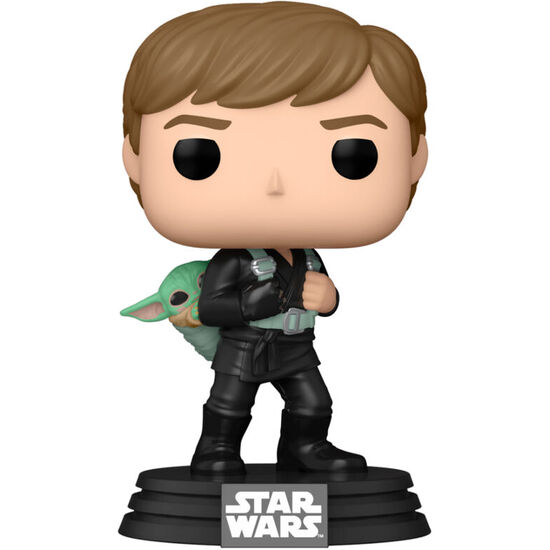 FIGURA POP STAR WARS EL LIBRO DE BOBA FETT 2 LUKE SKYWALKER & GROGU image 1