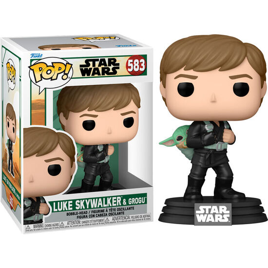 FIGURA POP STAR WARS EL LIBRO DE BOBA FETT 2 LUKE SKYWALKER & GROGU image 2