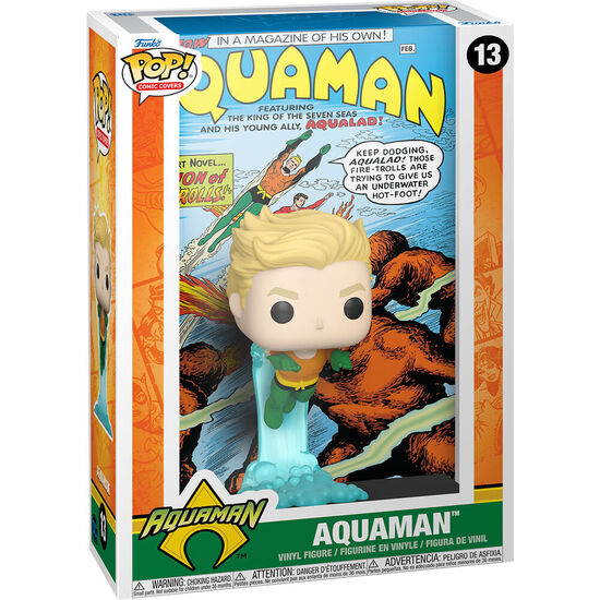 FIGURA POP COMIC COVER DC COMICS AQUAMAN image 0