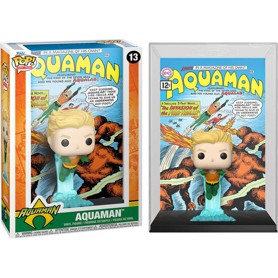 FIGURA POP COMIC COVER DC COMICS AQUAMAN image 1