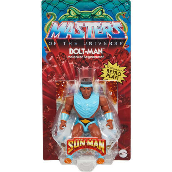 FIGURA BOLT-MAN MASTER OF THE UNIVERSE 14CM image 1