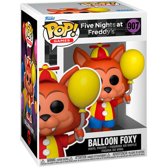 FIGURA POP FIVE NIGHTS AT FREDDYS BALLOON FOXY image 0