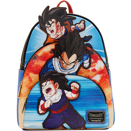 MOCHILA TRIO DRAGON BALL Z LOUNGEFLY 31CM image 0