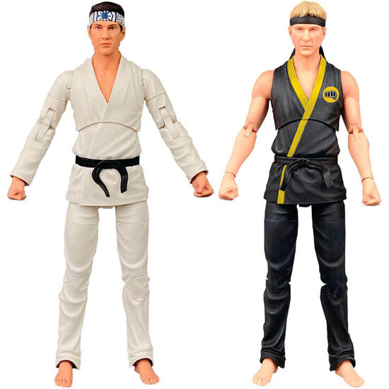 BLISTER 2 FIGURAS JOHNNY & DANIEL ALL VALLEY COBRA KAI 18CM image 0