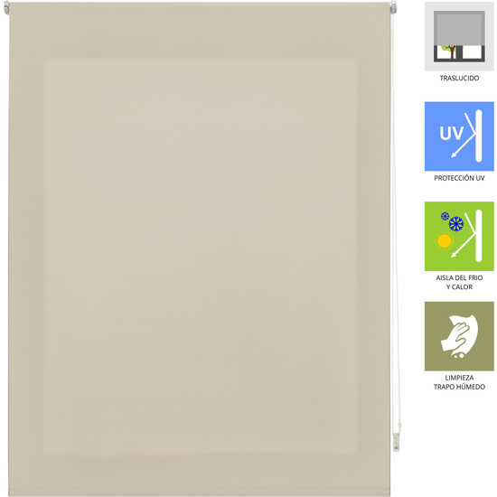 ESTOR ENROLLABLE ARA 103-MARRON CLARO 100X175 image 2