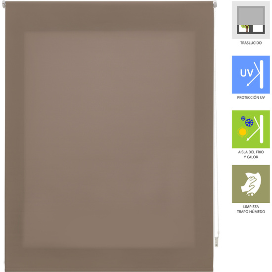 ESTOR ENROLLABLE ARA 104-MARRON 140X175 image 2