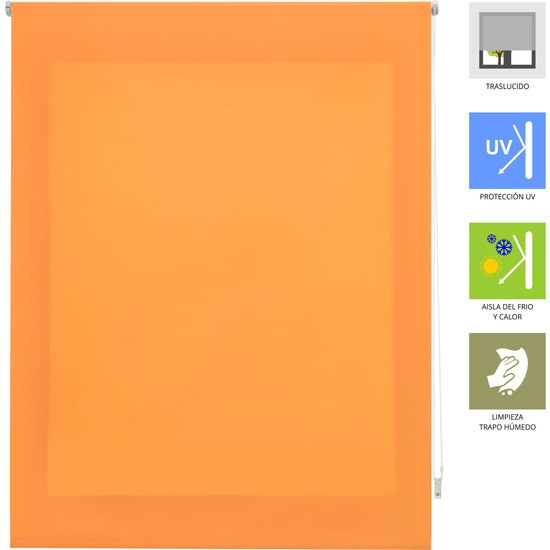 ESTOR ENROLLABLE ARA 107-NARANJA 120X175 image 2