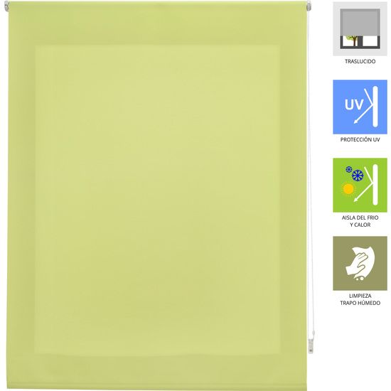 ESTOR ENROLLABLE ARA 110-VERDE PISTACHO 120X250 image 2