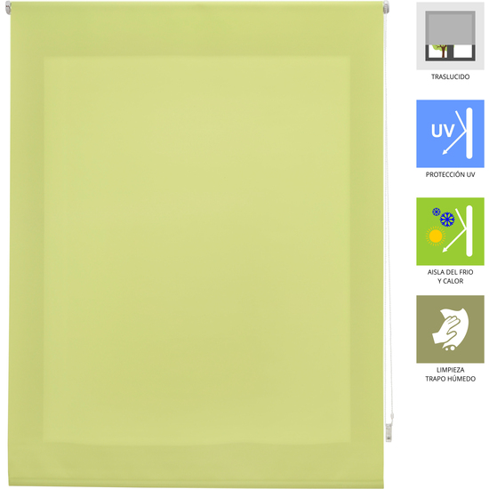 ESTOR ENROLLABLE ARA 110-VERDE PISTACHO 180X175 image 2