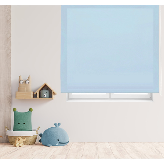 ESTOR ENROLLABLE ARA 112-AZUL CELESTE 100X175 image 3