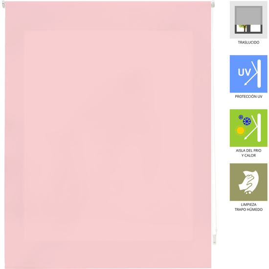 ESTOR ENROLLABLE ARA 114-ROSA 140X175 image 2