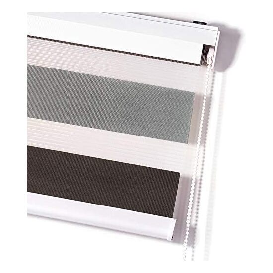 ESTOR ENROLLABLE BOHEM 507 MARRON-GRIS 120X180 image 2