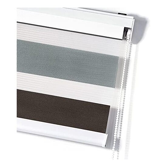 ESTOR ENROLLABLE BOHEM 507 MARRON-GRIS 140X180 image 5