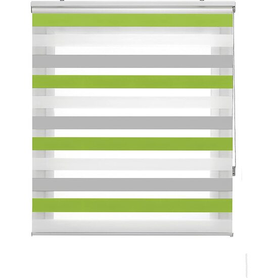 ESTOR ENROLLABLE BOHEM 508 GRIS-PISTACHO 160X180 image 0