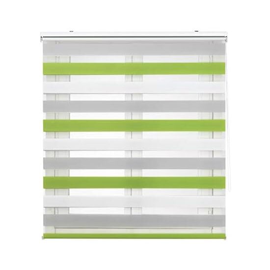 ESTOR ENROLLABLE BOHEM 508 GRIS-PISTACHO 180X180 image 6