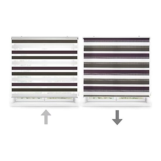 ESTOR ENROLLABLE BOHEM 510 MARRON-VIOLETA 180X180 image 1